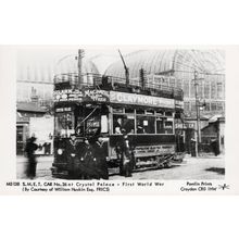 Crystal Palace WW1No 26 London Bus to Crystal Palace RPC Postcard