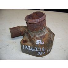 1956 CHRYSLER 331 HEMI THERMOSTAT HOUSING WATER OUTLET OEM #1326236