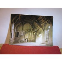 THE HALL, STOKESAY CASTLE, Shropshire unused postcard English Life =