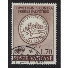 Vatican Malaria Eradication 70L 1962 Canc SG#372 Sc#327
