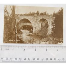 vintage postcard Bridge at Struan
