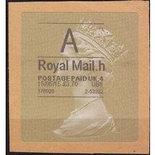 ENGLAND GREAT BRITAIN [Lot] 14 ( O/used ) Machin Horizon label gold