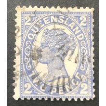 AUSTRALIAN STATES..-queensland SG 234 USED 2d #1