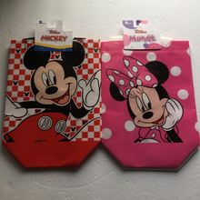 New Disney Mickey & Minnie Mouse 2 Pack Small 9'' x 7'' Bags - 4 Bags