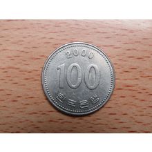 Korea 2000 100 Won Coin