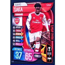 MATCH ATTAX EXTRA 2019/20 Bukayo Saka Arsenal Squad Update #SU67