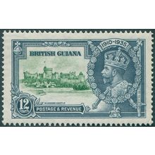British Guiana 1935 12c green & indigo Jubilee SG303 unused