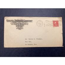 ICOLLECTZONE US 1921 Gospel Trumpet Co. Indiana Advertising Cover (A100)