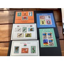 ICOLLECTZONE Ghana 185a, 194a, 199a, 211a, 343a XF NH (B400-159)