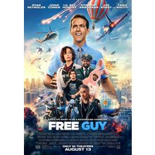 Free Guy (2021)_5 Movie Film Poster Canvas iconic design