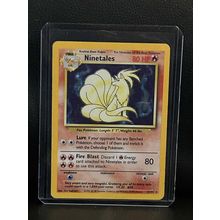 Ninetales - 12/102 - Holo Rare - Unlimited Edition Base Set Pokemon Trading Card