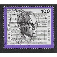 GER 1992 100pf 'HUGO DISTLER' FINE USED (EBID54-537)