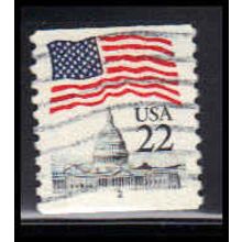 Used 2115av 22c U.S. Flag Very Fine CNS 2 PA5787