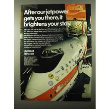 1971 United Aircraft Ad - Our Jetpower Gets You There