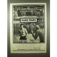 1975 Hard Times Movie Ad - Charles Bronson, Coburn