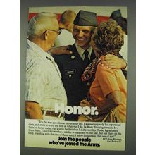 1978 U.S. Army Ad - Honor