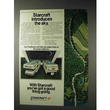 1978 Starcraft Camper Ad - Introduces The Sky