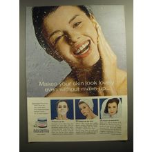 1963 Noxzema Skin Cream Ad - Makes your skin look lovely even without make-up