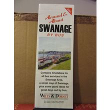 WILTS & DORSET, AROUND & ABOUT SWANAGE BY BUS. Timetable ..2001 leaflet =