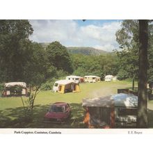 Park Coppice Coniston Cumbria 1980s Caravan Club Postcard