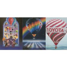 Toyota Hot Air Balloon 3x Postcard s