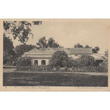 Officers Mess Bangalore Antique Rare Indian Military Postcard