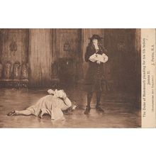 The Duke Of Monmouth Pleading For His Life King James II WW1 Old Postcard