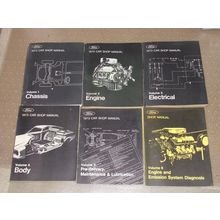 1973 Ford Car Shop Manuals Chassis, Engine, Electrical, Body, Maint, Lube +