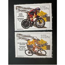 Congo 2012 Mi. 2068 - 2069 Tour de France Cyclisme Cycling Vélo Bicyle Fahrrad