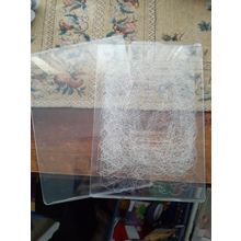 clear cutting boards x 2 see pic 22 x 15cm