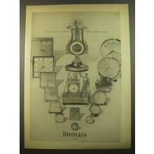 1961 Tiffany & Co. Clocks Advertisement - A Tiffany Clock for Christmas
