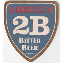 BEER MAT - ARKELLS BREWERY - 2B BITTER / 3B BEST BITTER - (Cat No 044) - (1990)