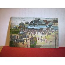 NORTH PIER, BLACKPOOL, LANCASHIRE unused antique postcard =