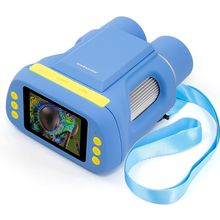 Andonstar AD122 Portable Microscope&Telescope for Kids, Dual Lens Handheld Micro