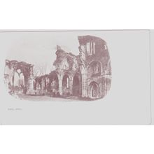 Netley Abbey Hampshire Postcard undivided back (QHAM198)