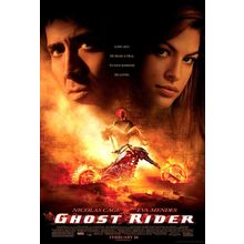 Ghost Rider (2007)_4 Movie Film Poster Canvas iconic design