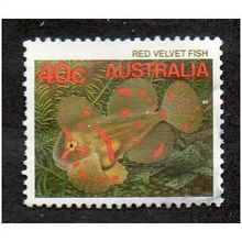 AUS 1984 40c 'MARINE LIFE -RED VELVETFISH' FINE USED (EBID28-913)