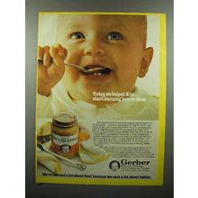 1980 Gerber Beef & Egg Noodles Ad - Helped Kim