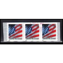 Used 3550 34c U.S. Flag Very Fine PNC S1111/3 SQ PA3793