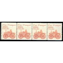 1908 20c Fire Pumper Very Fine MNH Dry Gum CNP+2 Left 10 G0305