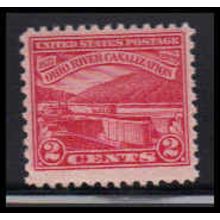681 2c Ohio River Fine MNH O4348