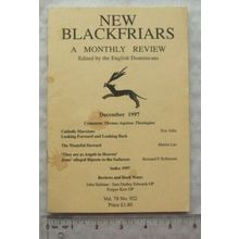 1997 New Blackfriars, Vol. 78, No. 922