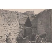 Mycenae Tomb Of Clystemnaestra Antique Postcard
