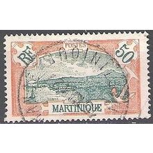 Martinique 1922 Michel 95 O Cote (2004) 0.40 € Vue de Fort-de-France Cachet rond