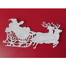 6 x Tattered Lace Die Cuts Sleigh Ride