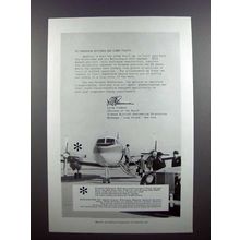 1959 Grumman Gulfstream Aircraft Ad - Chief Pilots