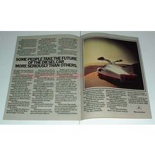 1979 2-page Mercedes C111 Mk3 Car Ad - Future of Diesel