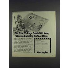 1980 Georgia Tourism Ad - Camping On Your Mind