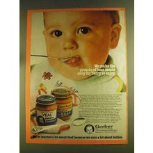 1980 Gerber Meats Ad - Protein of Lean Meats