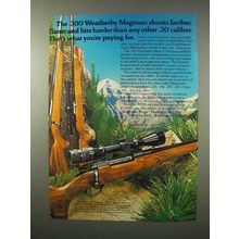 1979 Weatherby Mark V, Vanguard, Mark XXII Rifle Ad